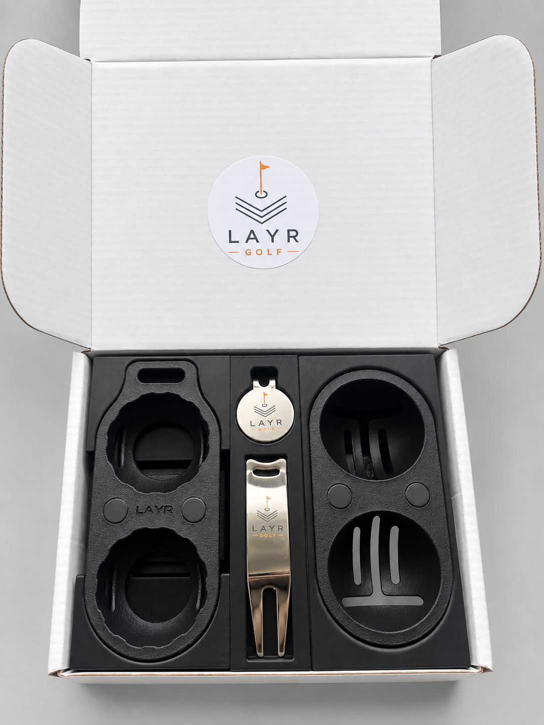 LAYR Complete Kit - Expansion, Divot Tool, Ball Marker, Belt Clip & Alignment Tool