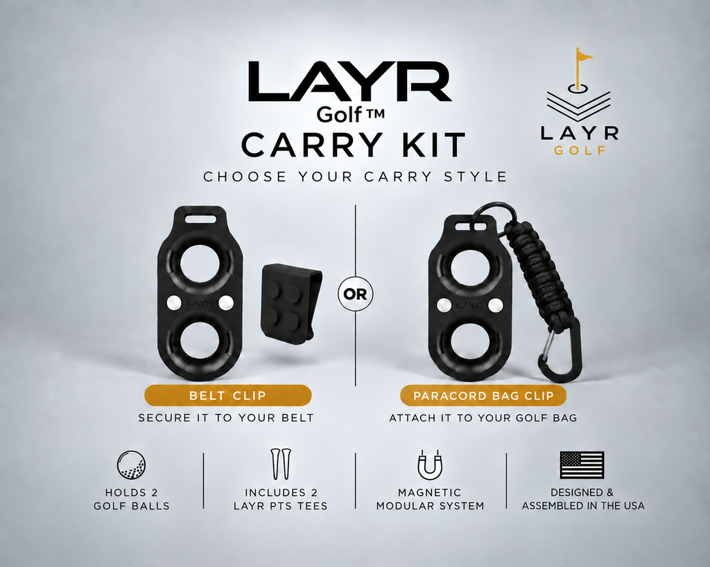 LAYR Carry Kit - Belt or Golf Bag Clip